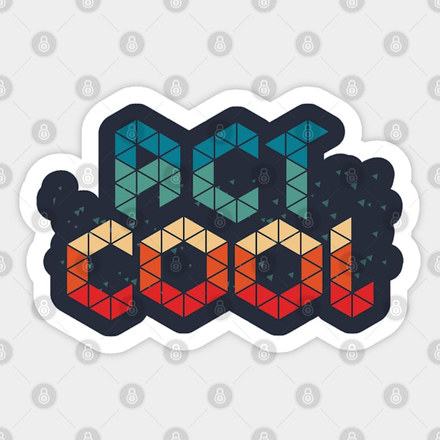 Act Cool Sticker by Heartfeltarts